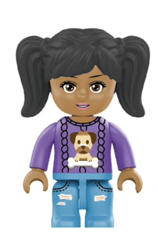 KiddiCraft neue Sets Brick Farm Tierarztpraxis KC1112 Minifigur