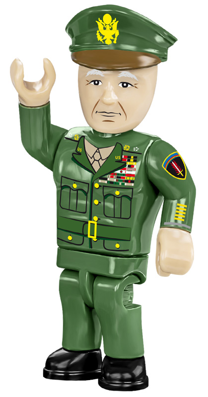 COBI 2563 Executive Edition M26 Pershing & 3 inch M5 Gun Figur Eisenhower