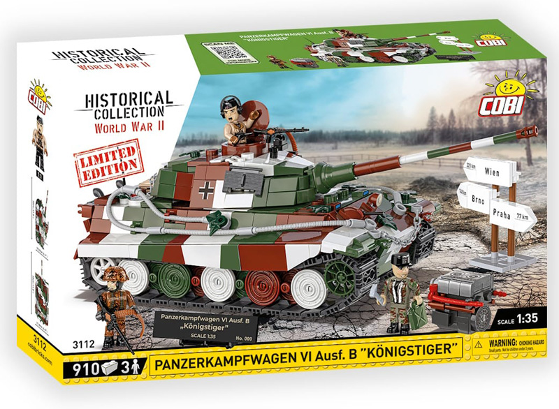 COBI Limited Edition Panzerkampfwagen VI Ausf B Königstiger 3112 Box front