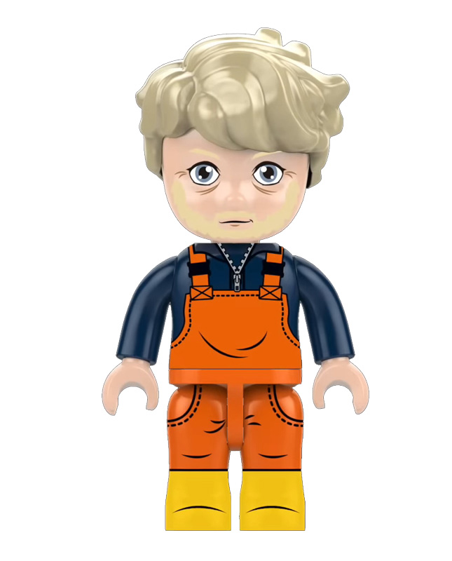 KiddiCraft Fischkutter KC1304 figur Seemann