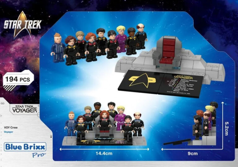 BlueBrixx kündigt sechs Star Trek Minifiguren Sets an