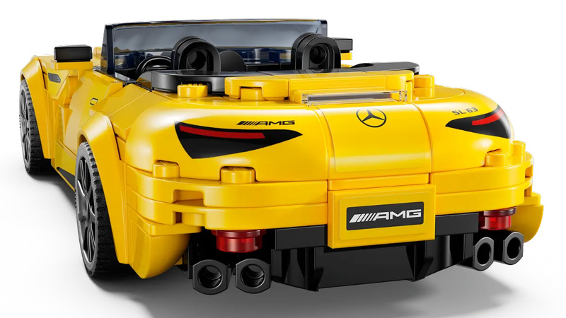 LEGO Speed Champions 76924 Mercedes-AMG SL 63 Cabrio Heck