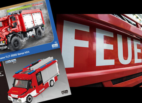 BlueBrixx Feuerwehr: Ziegler und Schlingmann-Lizenzen neu hinzugekommen