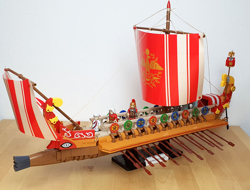 COBI Roman Warship Imperium Romanum 20071 gebautes Set