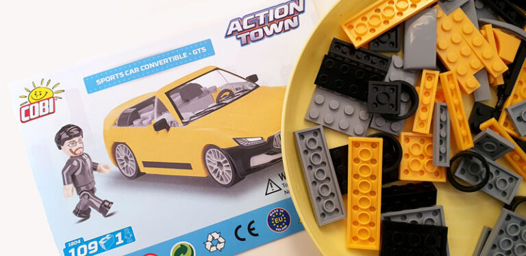 Action Town 1804 Sportwagen Cabrio - Baustein-Set Für Auto-Fans