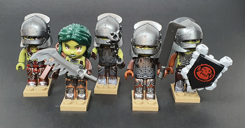Kiddicraft Herocraft Kiddiz Ork Angriff KC1409 komplette