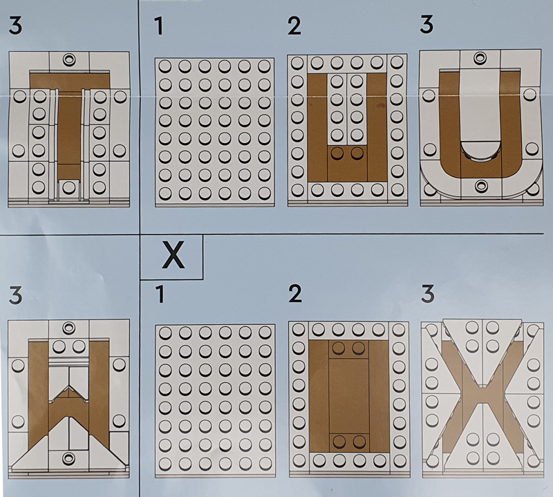 LEGO 41839 Infotafel Aufbau Bauanleitung
