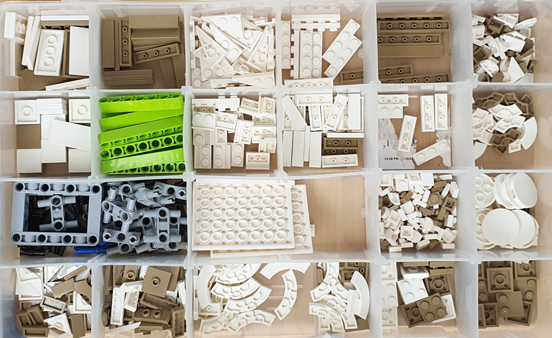 LEGO 41839 Infotafel Aufbau Sortierbox