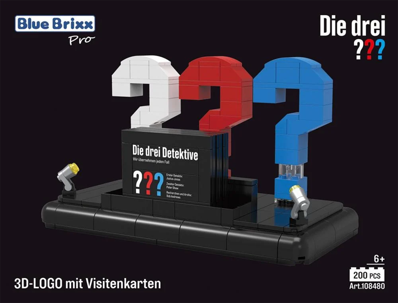Bluebrixx die 3 Fragezeichen Logo 108480