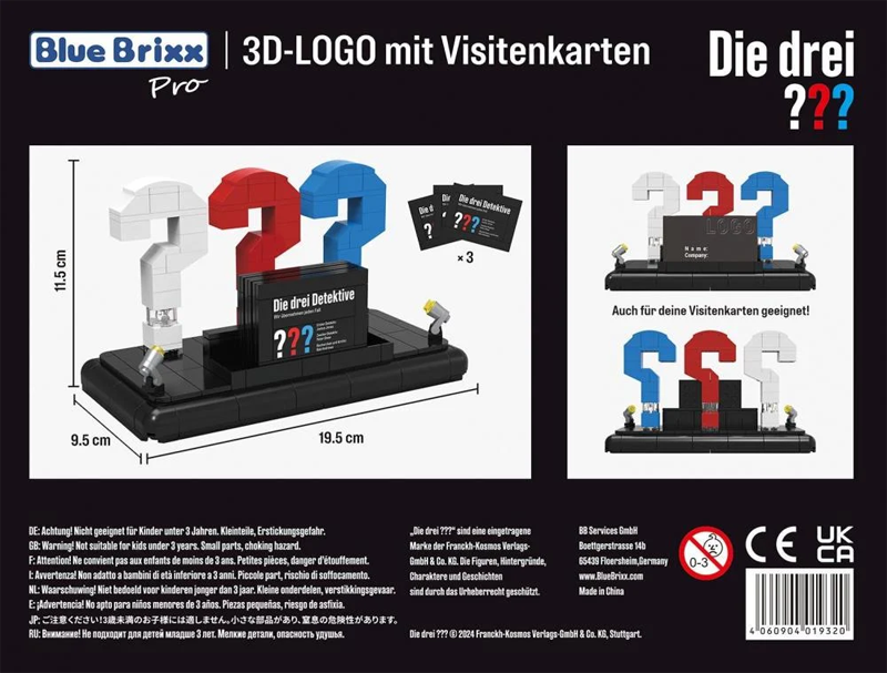 Bluebrixx die 3 Fragezeichen Logo 108480