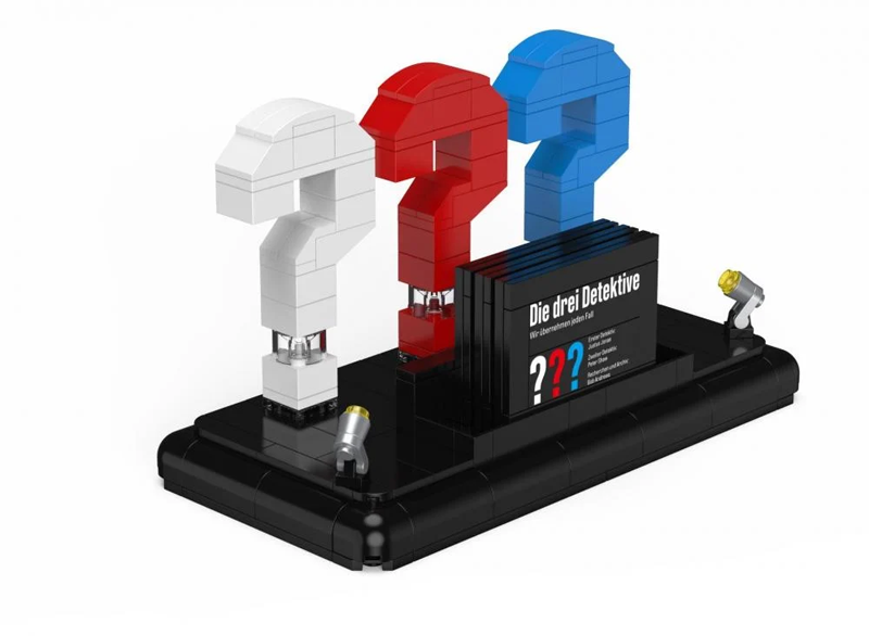 Bluebrixx die 3 Fragezeichen Logo 108480