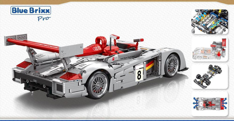 Bluebrixx Audi R8 LMP 108572