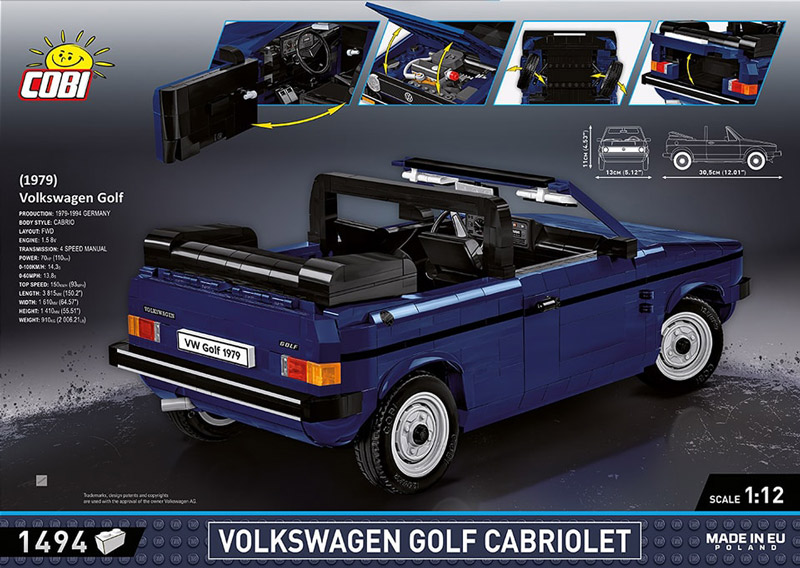 Cobi Volkswagen Golf I 24360 Box