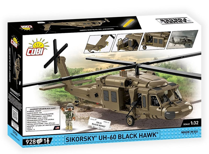 COBI 5906 Sikorsky UH-60 Black Hawk Box Back