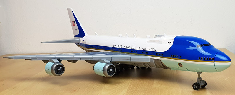 COBI Boeing 747 Air Force One 26610 aufgebaut