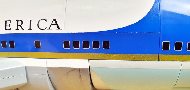 COBI Boeing 747 Air Force One 26610 aufgebaut
