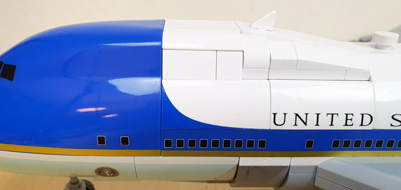 COBI Boeing 747 Air Force One 26610 aufgebaut