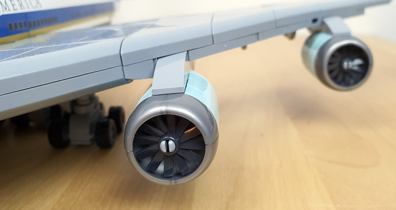 COBI Boeing 747 Air Force One 26610 aufgebaut
