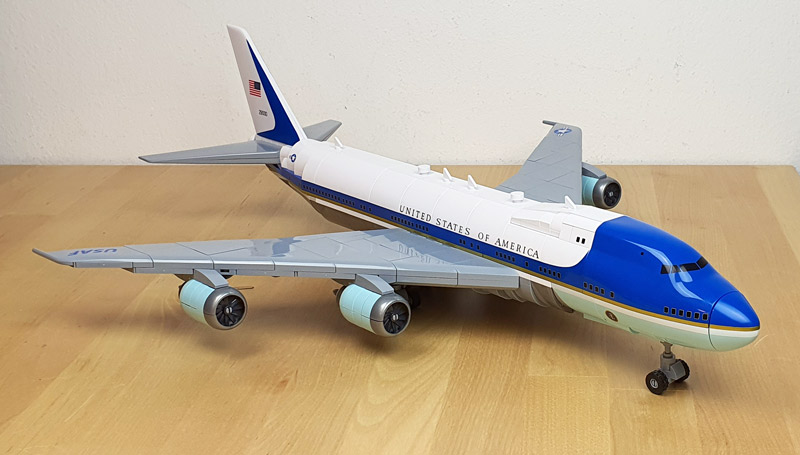 COBI Boeing 747 Air Force One 26610 aufgebaut