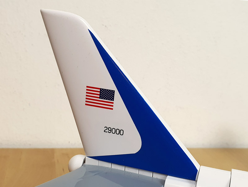 COBI Boeing 747 Air Force One 26610 aufgebaut