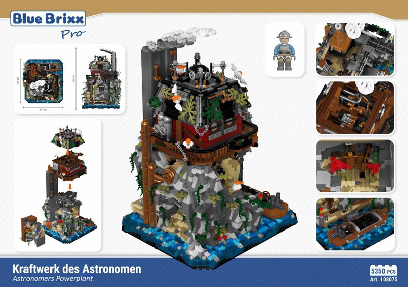 BlueBrixx Kraftwerk des Astronomen 108075 Box