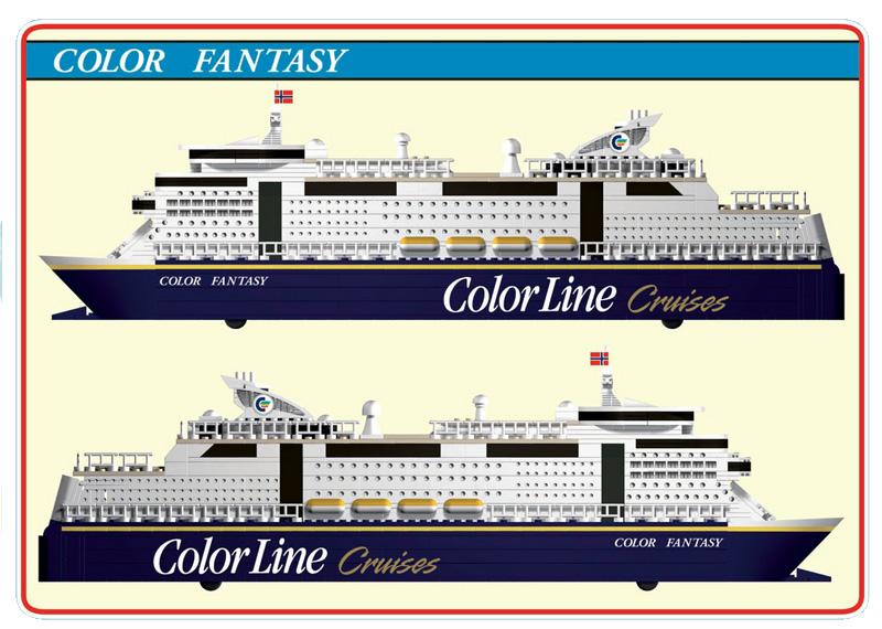 COBI Color Line Cruises Fantasy Magic 1925