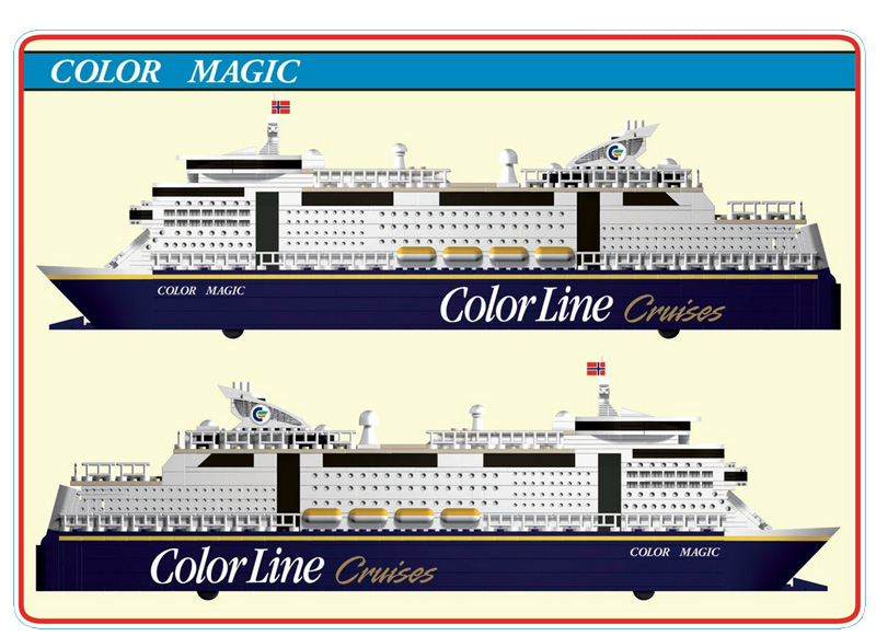 COBI Color Line Cruises Fantasy Magic 1925