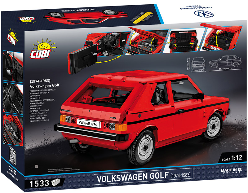 COBI Volkswagen Golf 24359 1:12