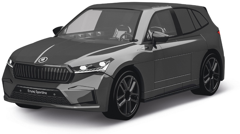 COBI Škoda Enyaq Sportline 24576 Set