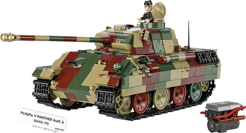 COBI Panzer V Panther Ausf A 2654 Set