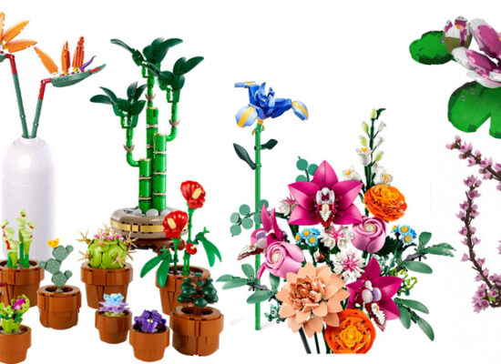 Blumen aus Klemmbausteinen - Überblick