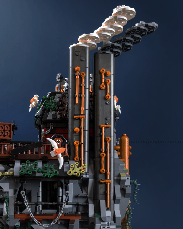 Bluebrixx Kraftwerk des Astronomen 108075 Setbild