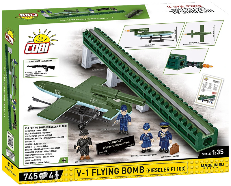 COBI 3134 F-1 Flying Bomb (Fi 103) Limited Edition Box