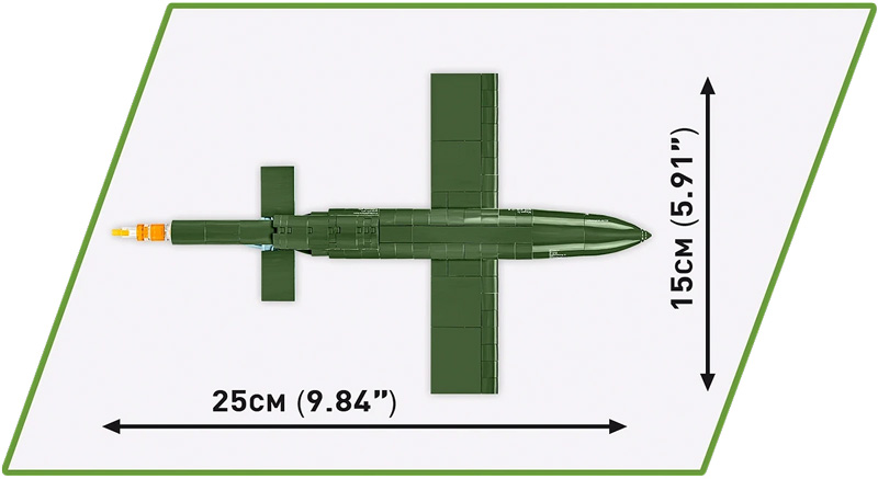 COBI 3134 F-1 Flying Bomb (Fi 103) Limited Edition Set Maße