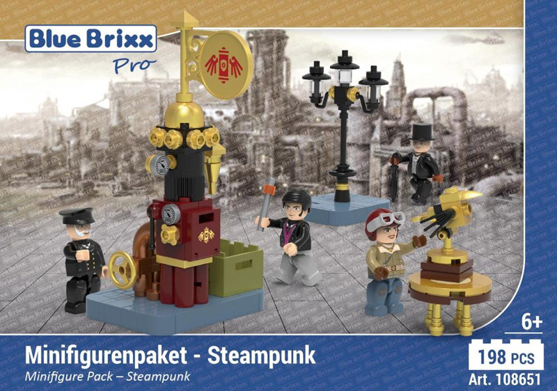 BlueBrixx Steampunk Minifiguren Set 108651