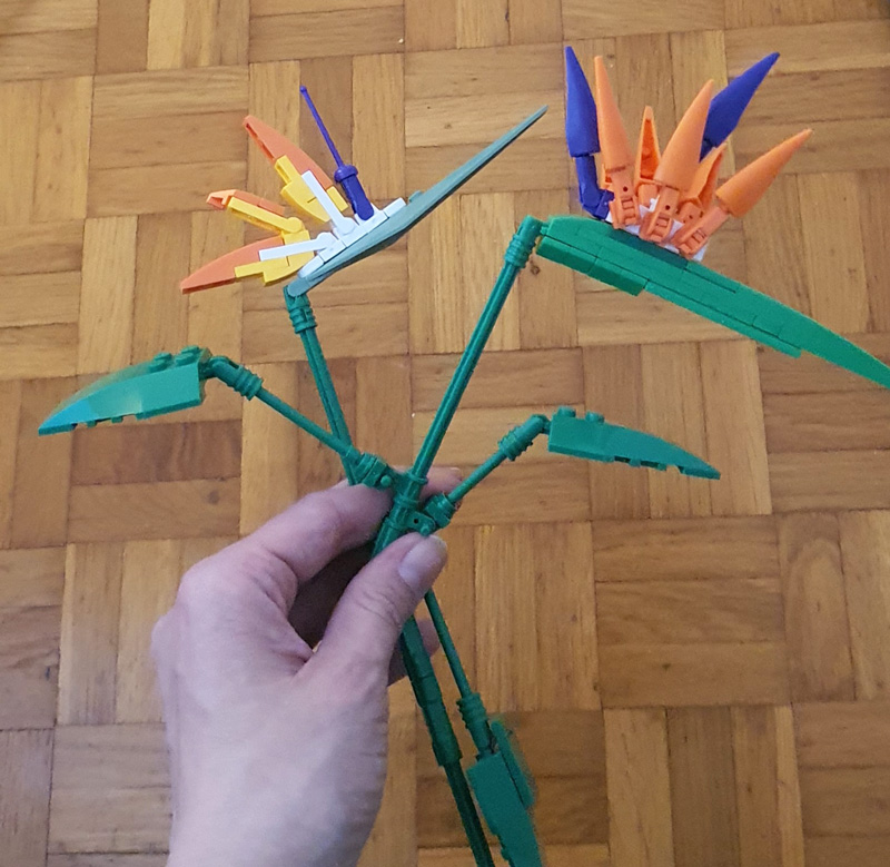 Build-it tropischer Blumenstrauß Pflanzen einzeln