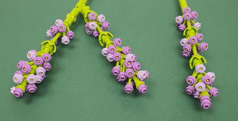 Build-it tropischer Blumenstrauß Pflanzen einzeln