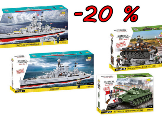 Frühlingsaktion: COBI Limited Editions günstiger erhalten