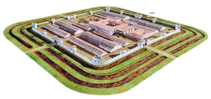 Römisches Kastell Rekonstruktion