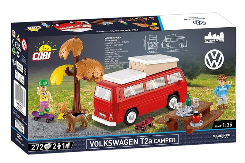 COBI 24616 Volkswagen T2A Campingwagen Box