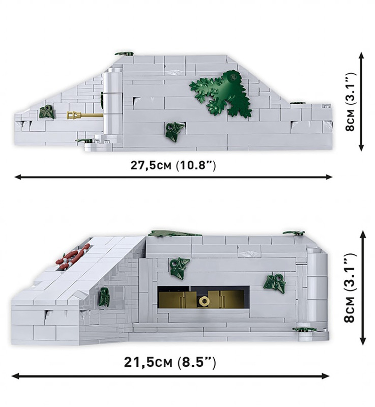 COBI 3136 German Bunker Regelbau 667