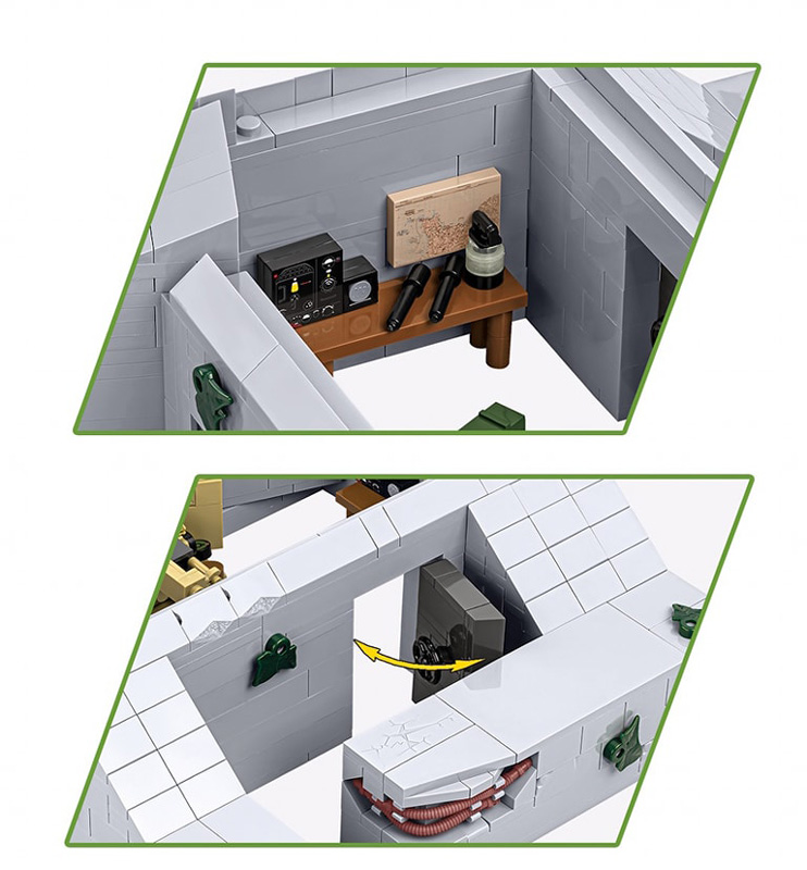COBI 3136 German Bunker Regelbau 667