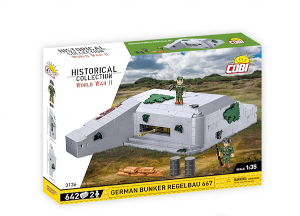 COBI 3136 German Bunker Regelbau 667