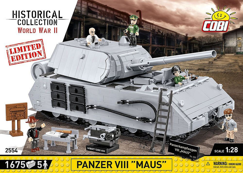 COBI 2554 Panzerkampfwagen VIII Maus Limited Edition Box