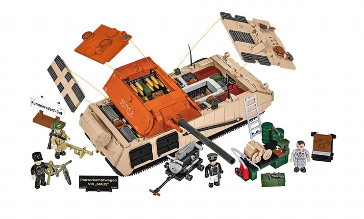 COBI 3137 Panzerkampfwagen VIII Maus Limited Edition Set komplett