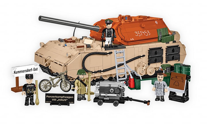 COBI 3137 Panzerkampfwagen VIII Maus Limited Edition Set komplett