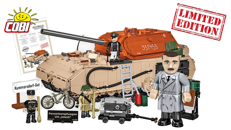 COBI 3137 Panzerkampfwagen VIII Maus Limited Edition Titel