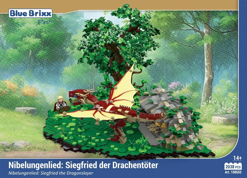 BlueBrixx Nibelungensage Siegfried der Drachentöter 108650