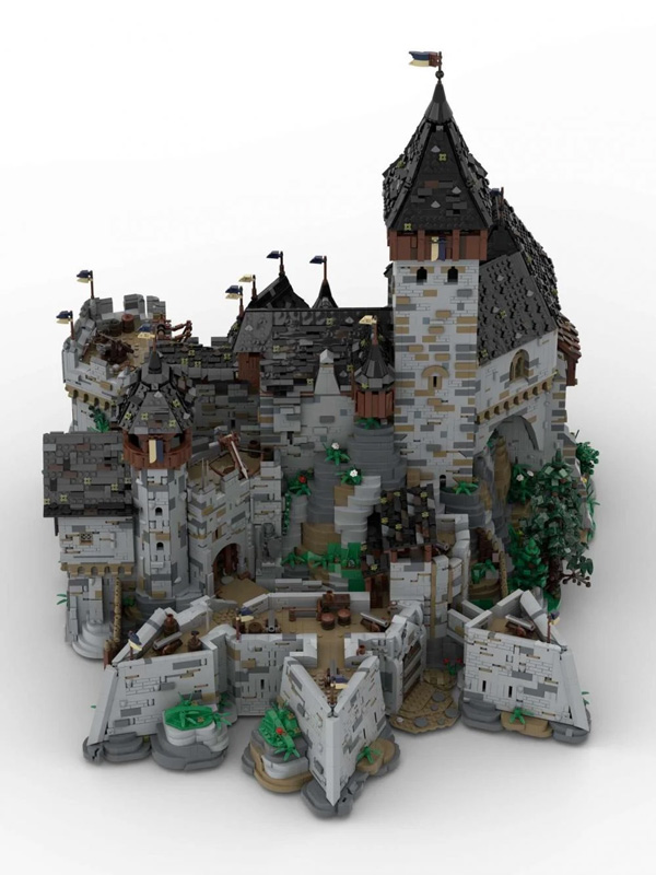 BlueBrixx Burg Blaustein Festungsspitzen 108932