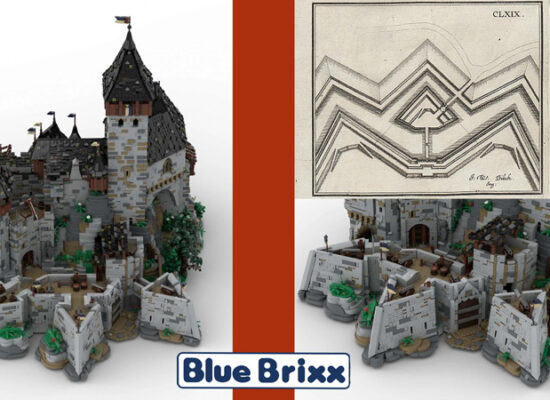 Neue BlueBrixx Burg Blaustein Erweiterung Festungsspitzen angekündigt